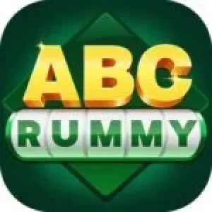 ABC Rummy APK icon, three alphabet blocks, version 1.0.6