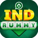 IND Rummy APK icon, a tricolour stripe beside IND letters, version 1.4.3