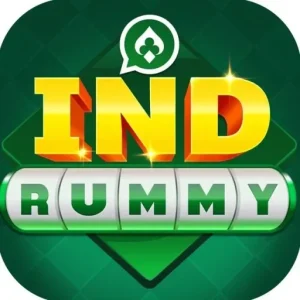 IND Rummy APK icon, a tricolour stripe beside IND letters, version 1.4.3