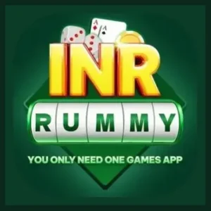 INR Rummy APK icon, a rupee symbol in a blue circle, version 1.2.8