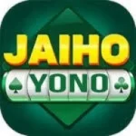 Jaiho Rummy APK icon, orange Jaiho brush letters, version 1.6.1