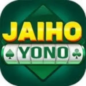 Jaiho Rummy APK icon, orange Jaiho brush letters, version 1.6.1