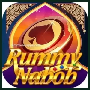 Rummy Nabob APK icon, a purple nabob turban mark, version 1.0.8