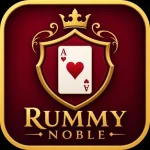 Rummy Noble APK icon, a navy crest with a gold N, version 3.8.2